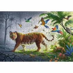 Houten Puzzel Tijger in de Jungle, 500st.-Ravensburger Clearance