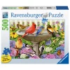 Legpuzzel Bij het Vogelbadje, 500st.>Ravensburger New
