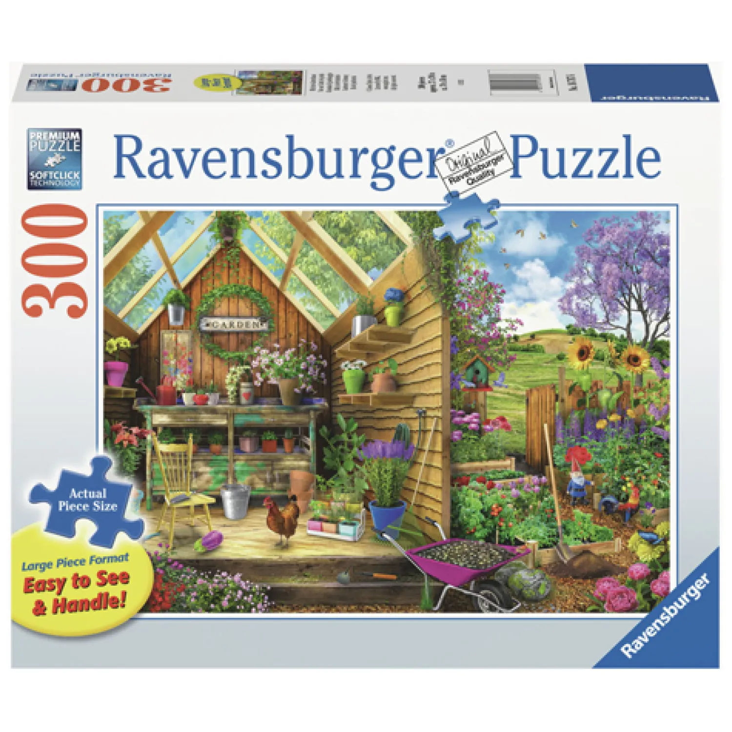 Legpuzzel Blik in het Tuinhuis, 300st.>Ravensburger Best