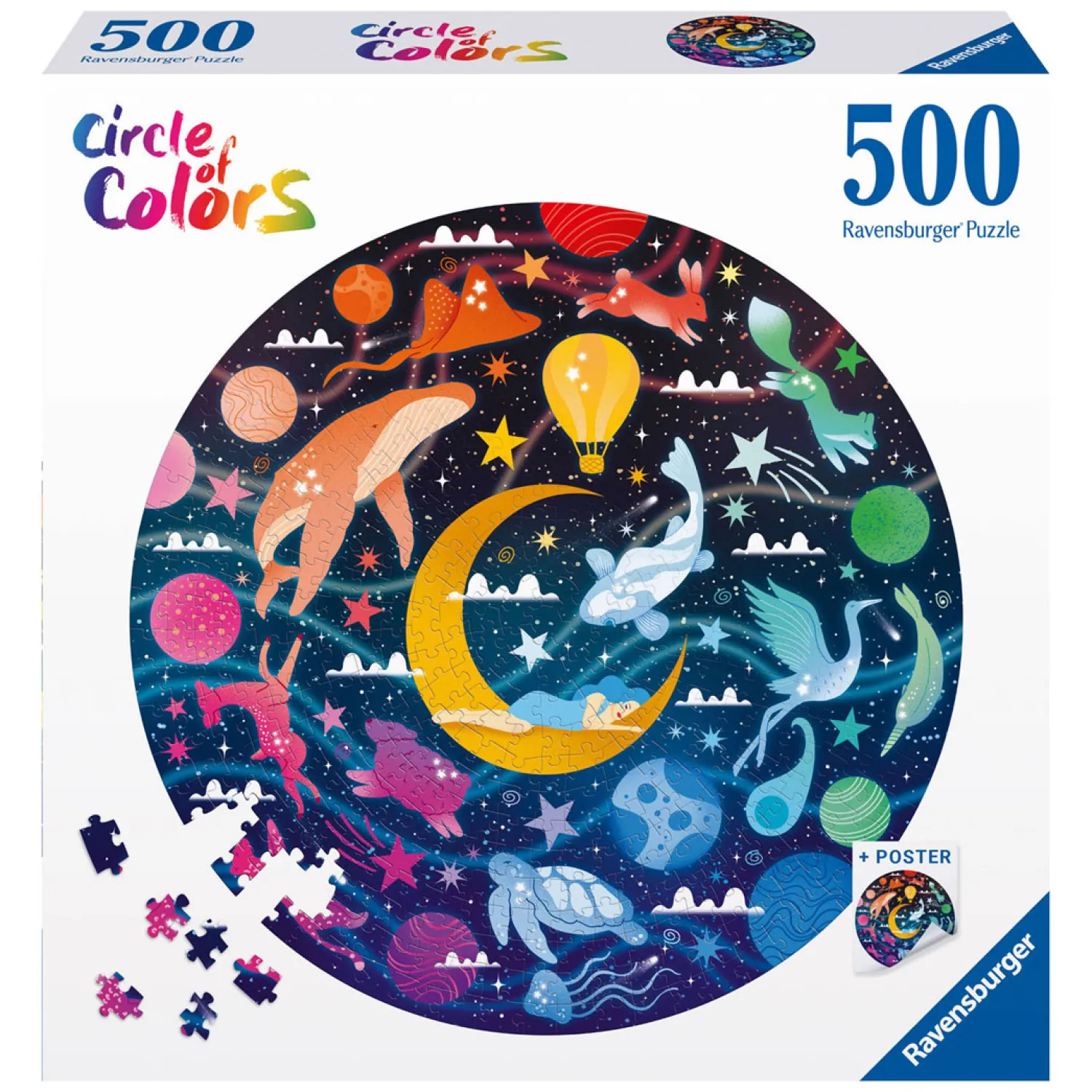 Ravensburger Legpuzzel Circle of Colors Dromen, 500st. Outlet