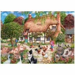 Legpuzzel Cottage Boerderij - 1000st.-Ravensburger
