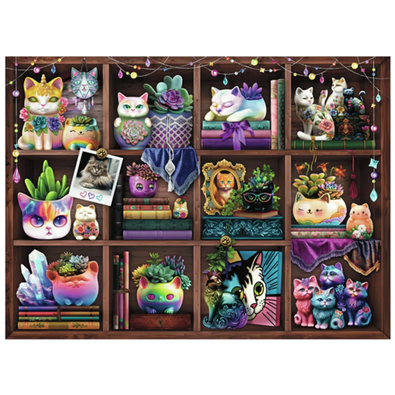 Ravensburger Legpuzzel Cubby Cats And Succulents, 500st. Sale
