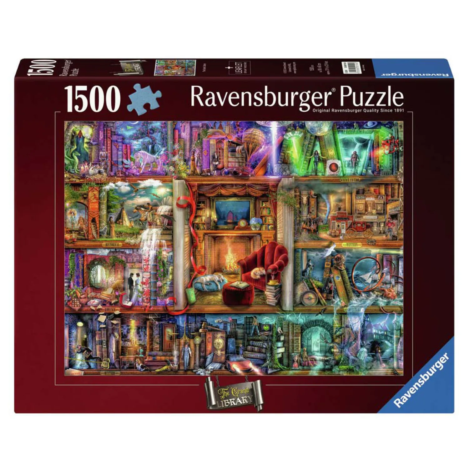 Legpuzzel De Grote Bibliotheek, 1500st.-Ravensburger Sale