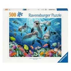 Legpuzzel Dolfijnen in het Koraalrif, 500st.>Ravensburger New
