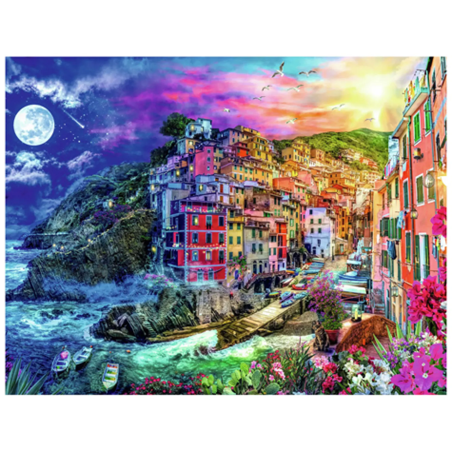 Legpuzzel Farbenfrohe Cinque Terre, 2000st.>Ravensburger Hot