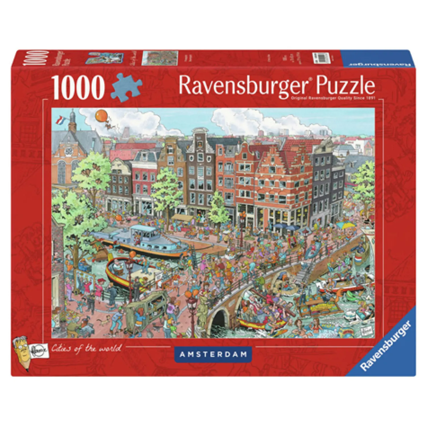 Legpuzzel Fleroux Amsterdam, 1000st.>Ravensburger Clearance