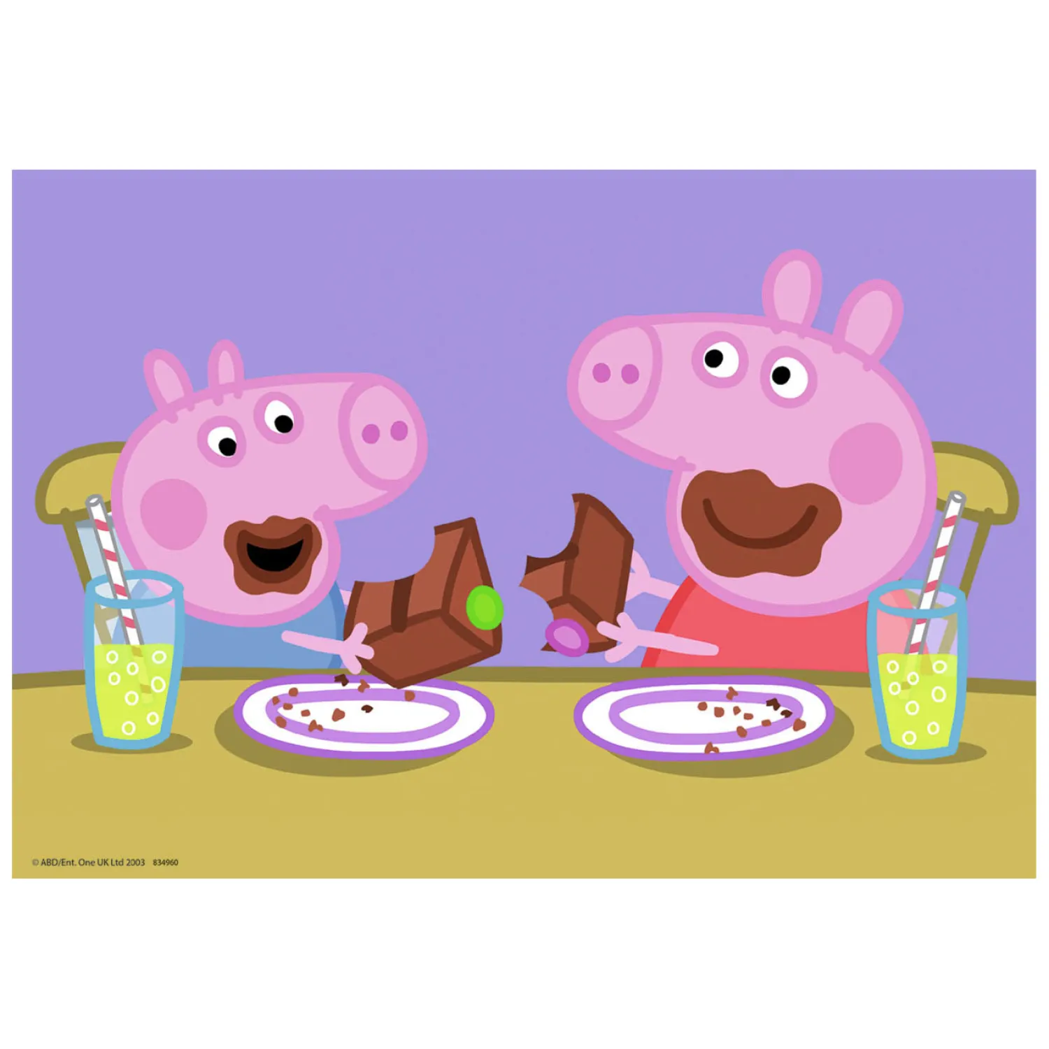Ravensburger Legpuzzel Gelukkige Familie Peppa Pig, 2x24st. Hot