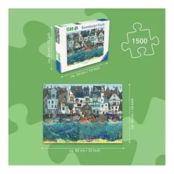 Ravensburger Legpuzzel Haven van Wonderen - Een Bruisende Fantasiehaven - 1500st. Clearance