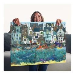 Ravensburger Legpuzzel Haven van Wonderen - Een Bruisende Fantasiehaven - 1500st. Clearance