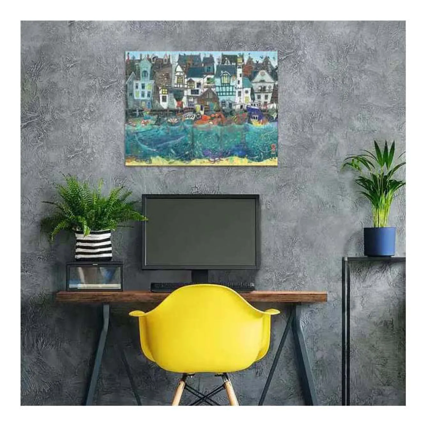 Ravensburger Legpuzzel Haven van Wonderen - Een Bruisende Fantasiehaven - 1500st. Clearance