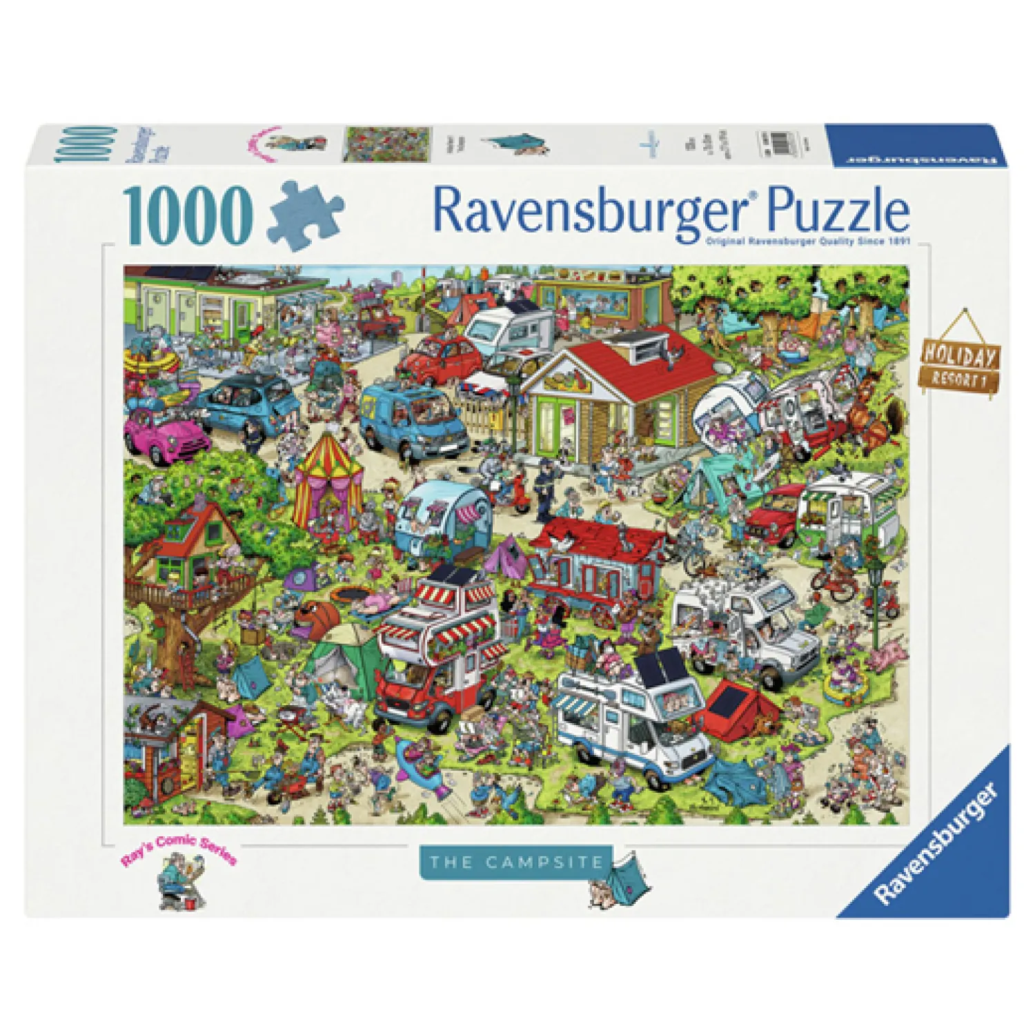 Legpuzzel Holiday Resort 1: The Campsite, 1000st.>Ravensburger Clearance