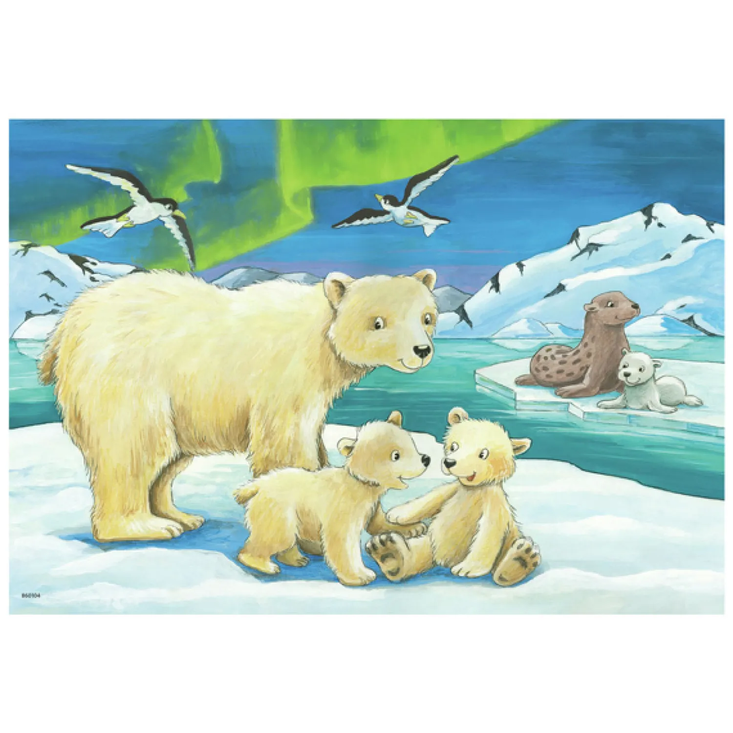 Ravensburger Legpuzzel Jonge Dieren Uit de Hele Wereld, 2x12 st. New