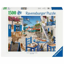 Legpuzzel Katten van Mykonos - 1500st.-Ravensburger Discount