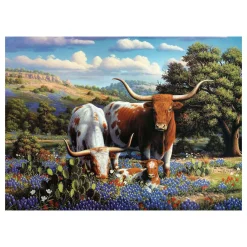 Legpuzzel Loving Longhorns, 500st.-Ravensburger New