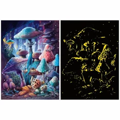 Ravensburger Legpuzzel Maanlicht Paddestoelen Glow in the Dark - 500st. Discount