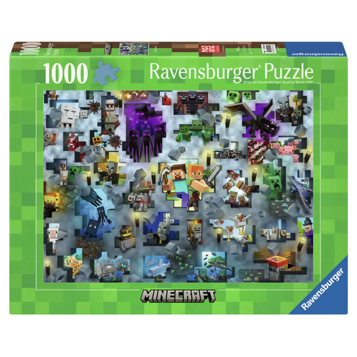Legpuzzel Minecraft Bendes, 1000st.-Ravensburger