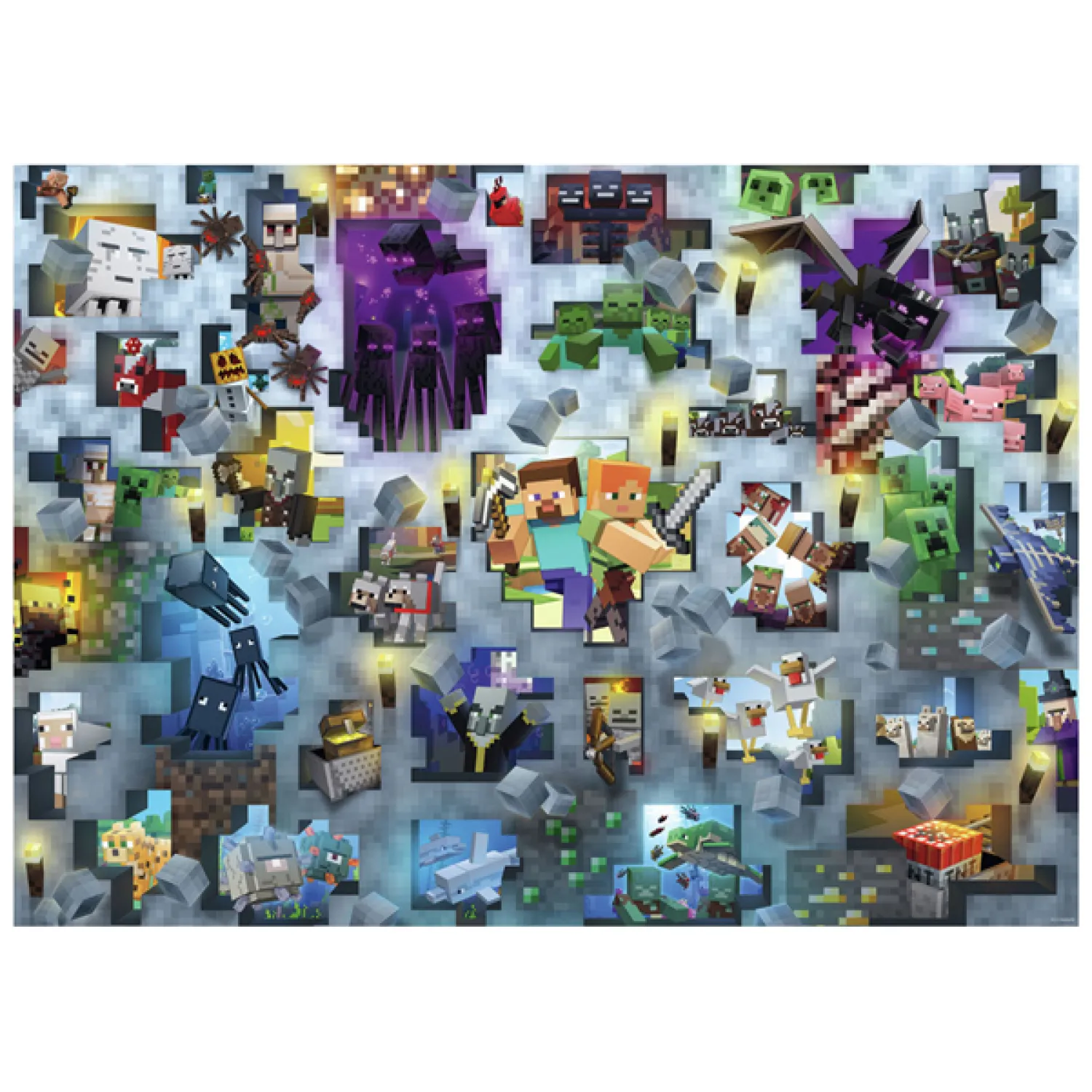 Legpuzzel Minecraft Bendes, 1000st.-Ravensburger