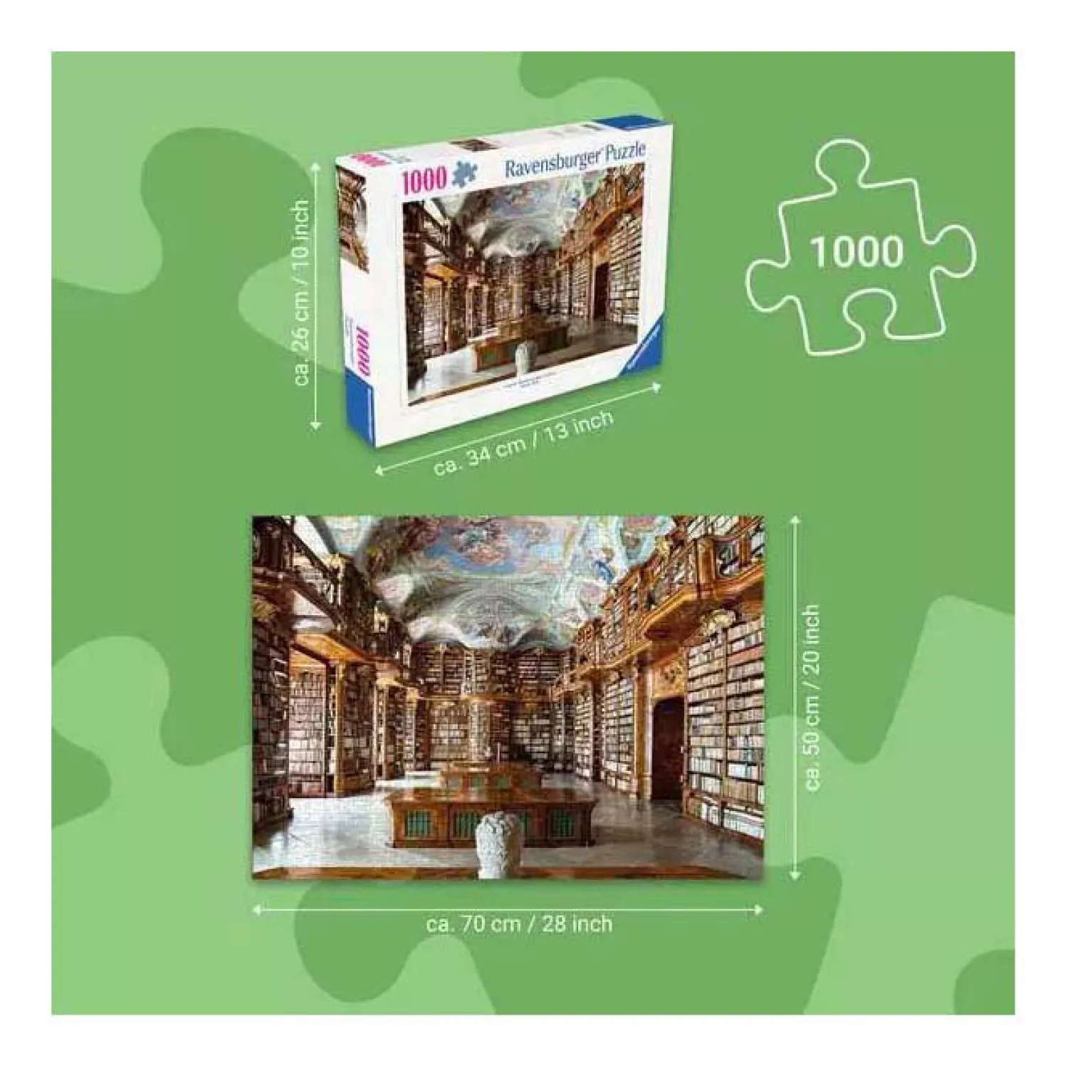 Legpuzzel New York Publieke Bibliotheek - 1000st.-Ravensburger Outlet