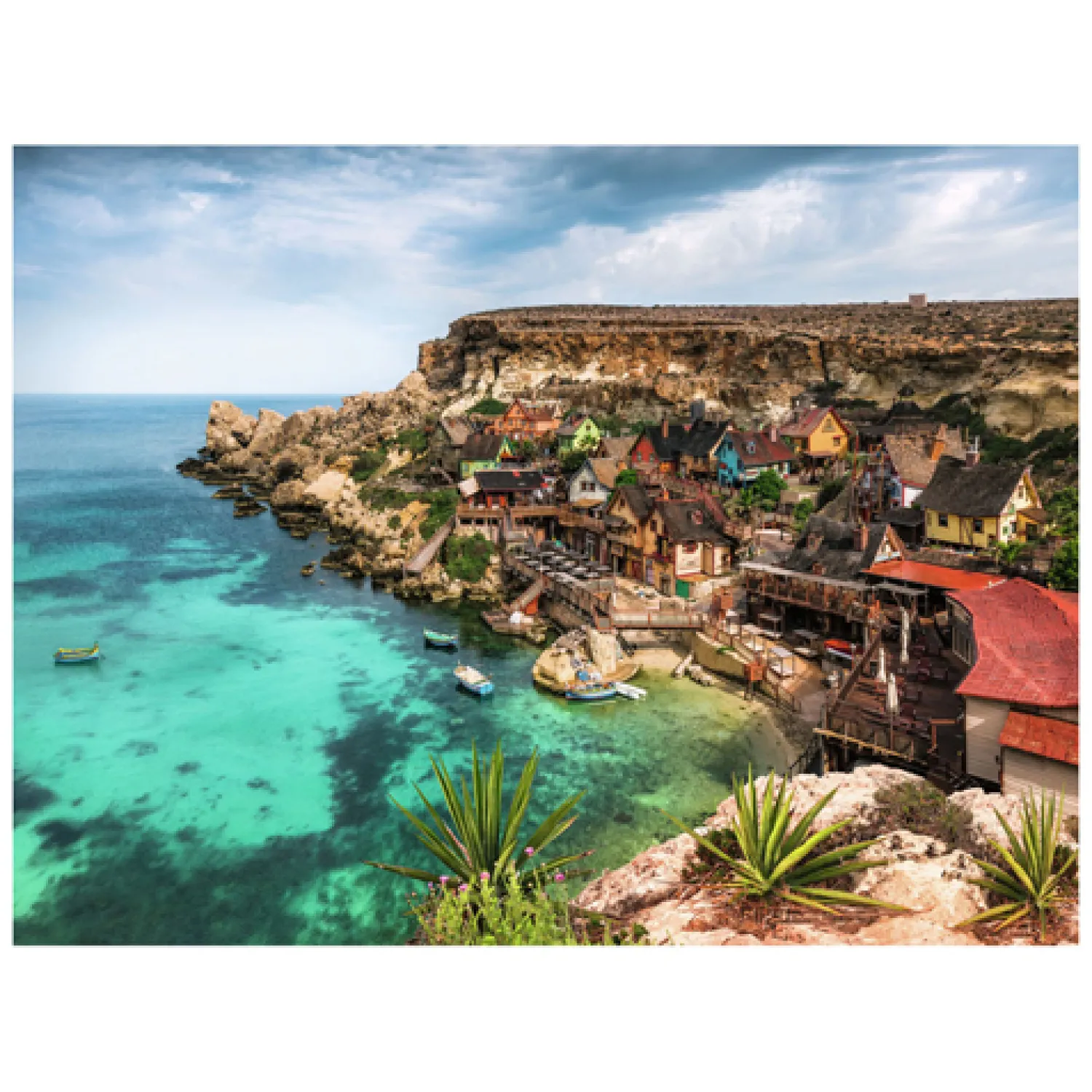 Legpuzzel Popeye Village Malta, 1500st.>Ravensburger New