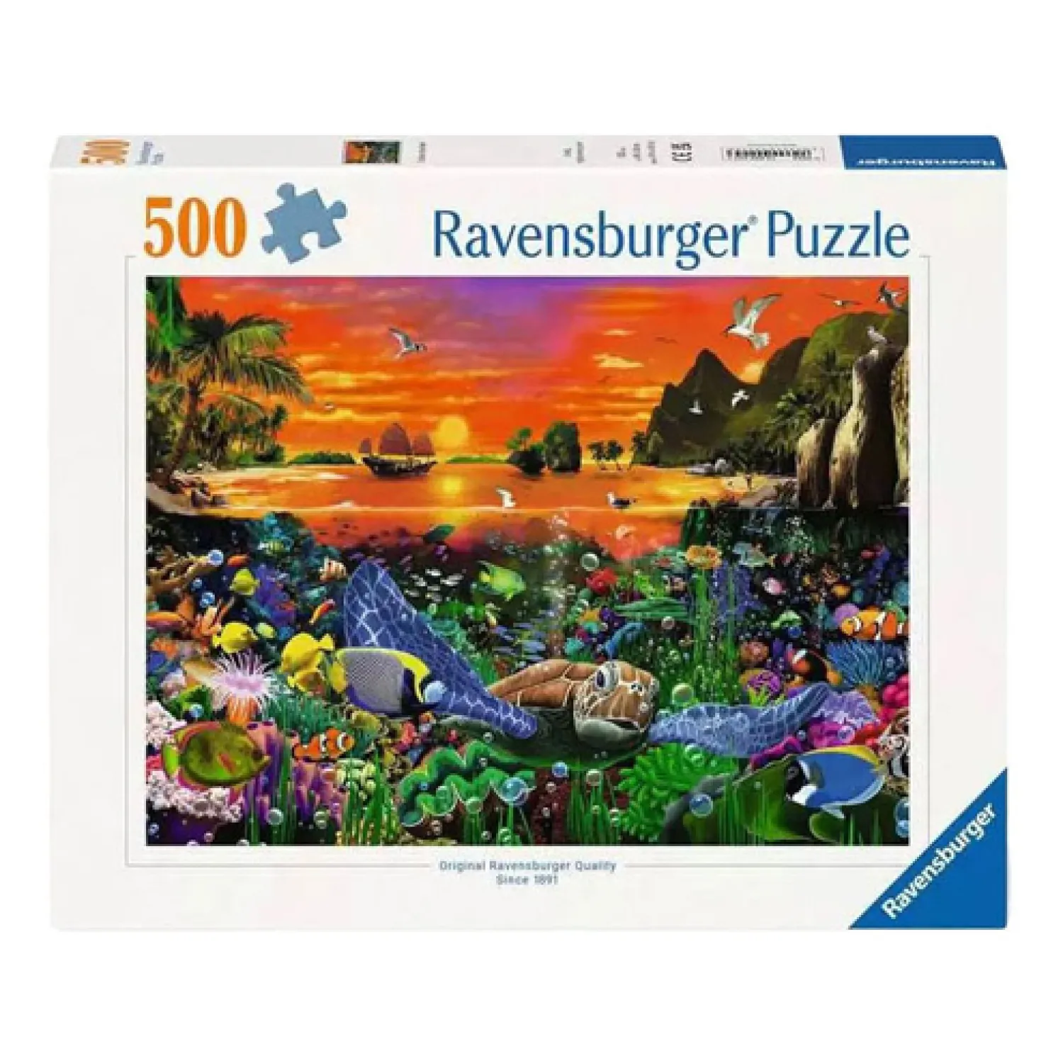 Ravensburger Legpuzzel Schildpad In Het Rif, 500st. Outlet