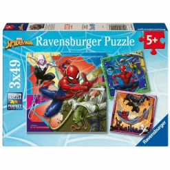 Legpuzzel Spiderman, 3x49st.-Ravensburger