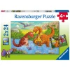 Legpuzzel Spelende Dino's, 2x24st.>Ravensburger Hot