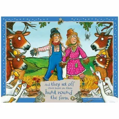 Legpuzzel Trouwerij op de Boerderij - 4 Puzzels-Ravensburger New