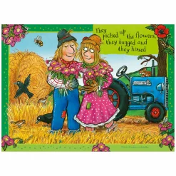 Legpuzzel Trouwerij op de Boerderij - 4 Puzzels-Ravensburger New