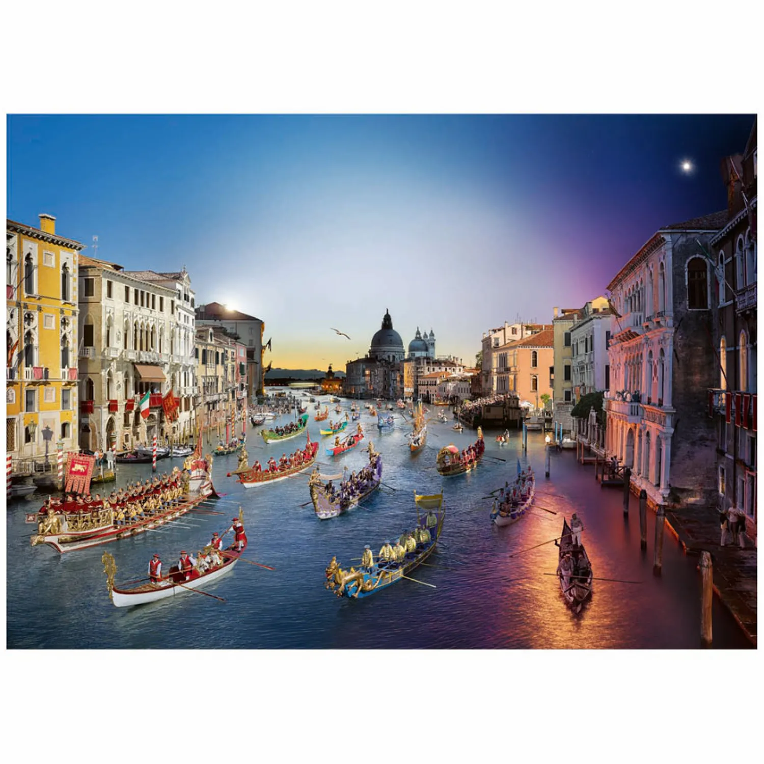 Legpuzzel Venetie van Dag Naar Nacht - 1000st.-Ravensburger Clearance