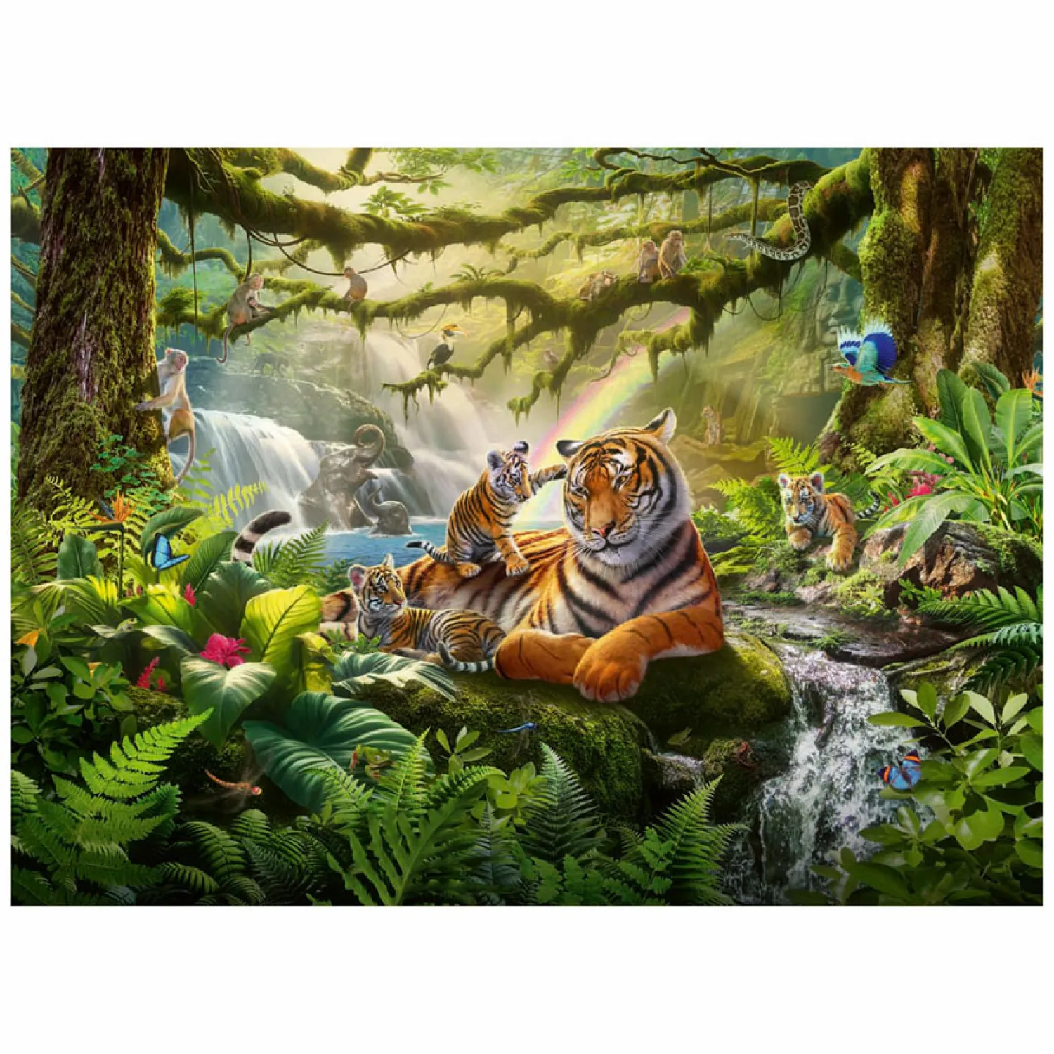 Legpuzzel Wonderlijke Jungle Dieren in het Wild - 300st. XXL>Ravensburger Online