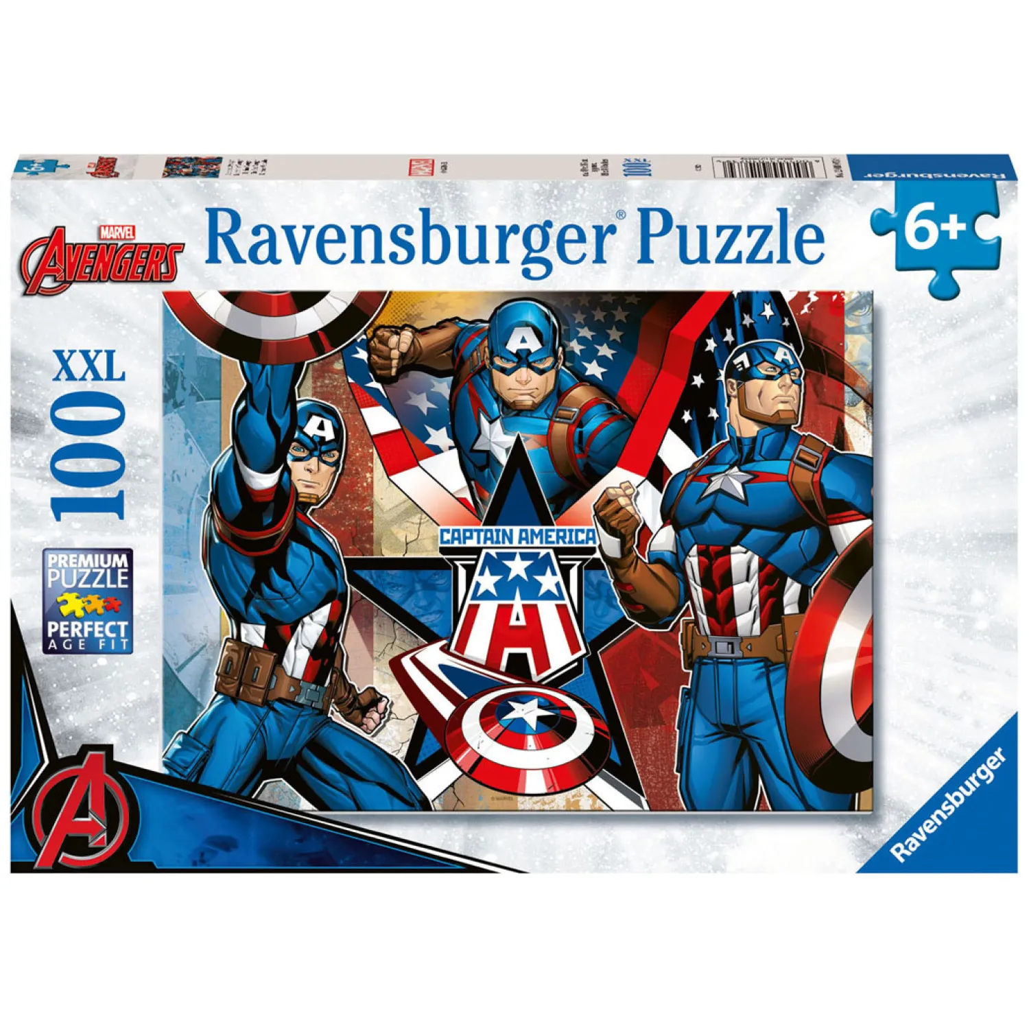 Legpuzzel XXL Captain America, 100st.>Ravensburger Online