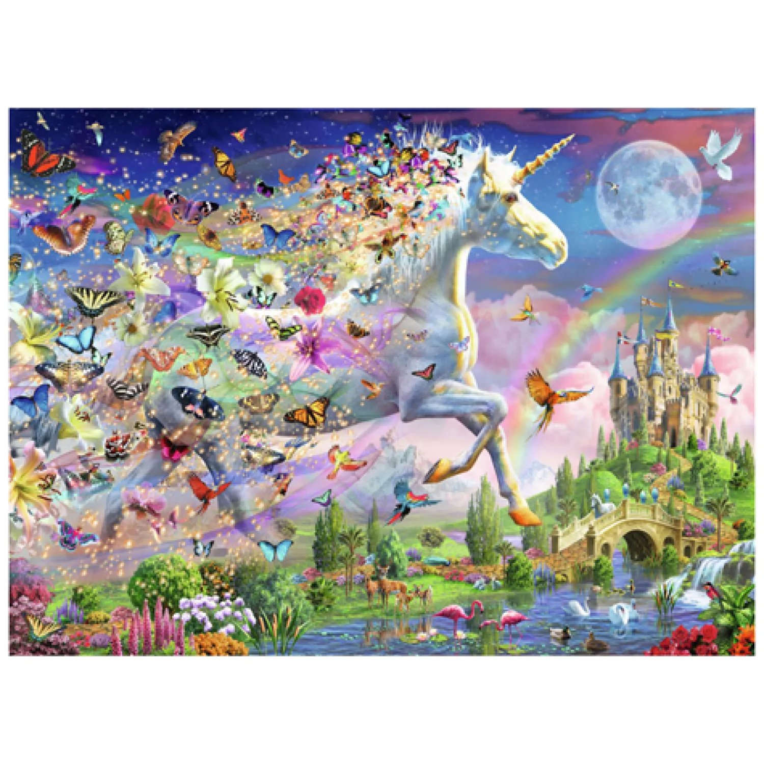 Legpuzzel XXL Fantasy Unicorn Star Line, 200st.-Ravensburger Best
