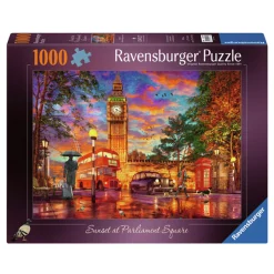 Ravensburger Legpuzzel Zonsondergang Op Parliament Square, Londen, 1000st. Online