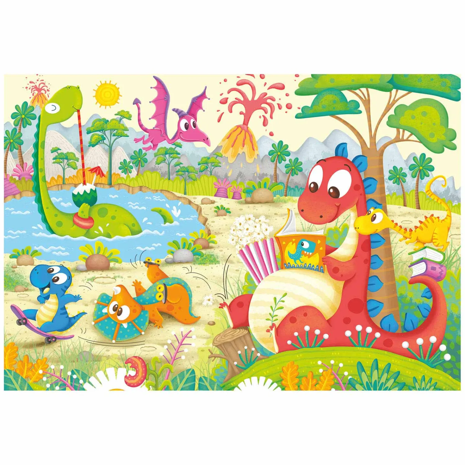 Lievelingsdino's Puzzel, 2x12st.-Ravensburger Outlet