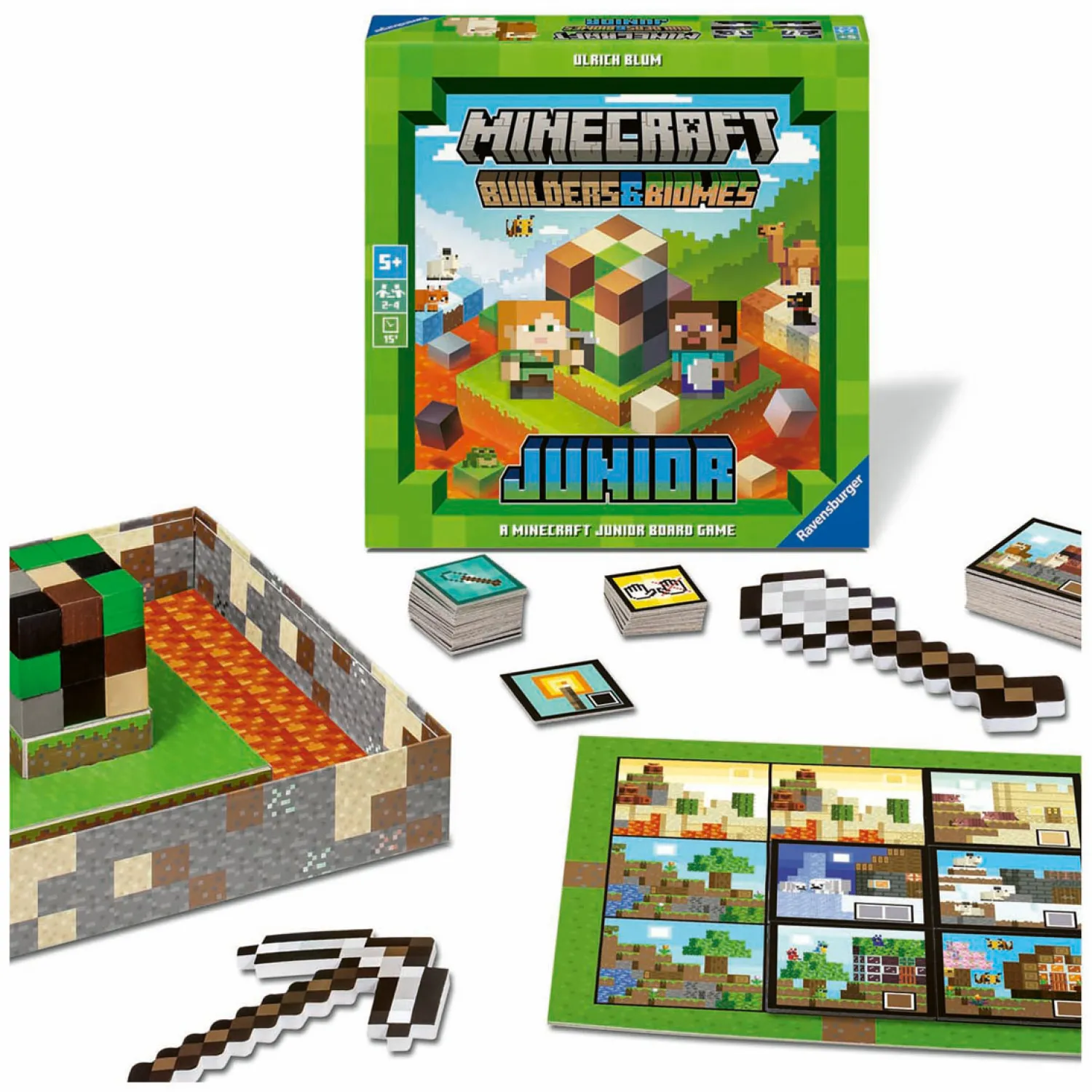 Minecraft Builder en Bimoes Kinderspel Junior-Ravensburger Best