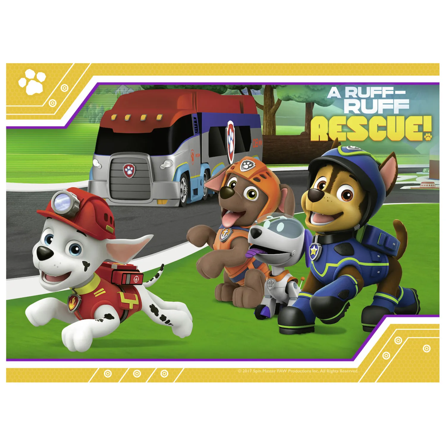 PAW Patrol Puzzel, 4in1-Ravensburger Hot