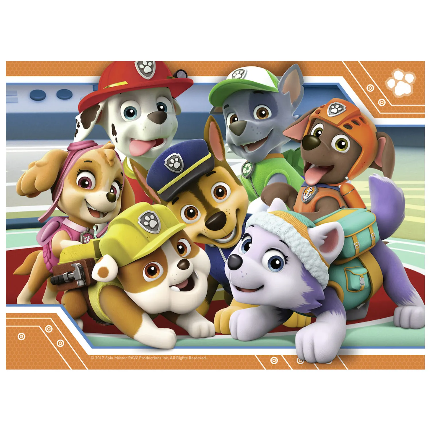 PAW Patrol Puzzel, 4in1-Ravensburger Hot