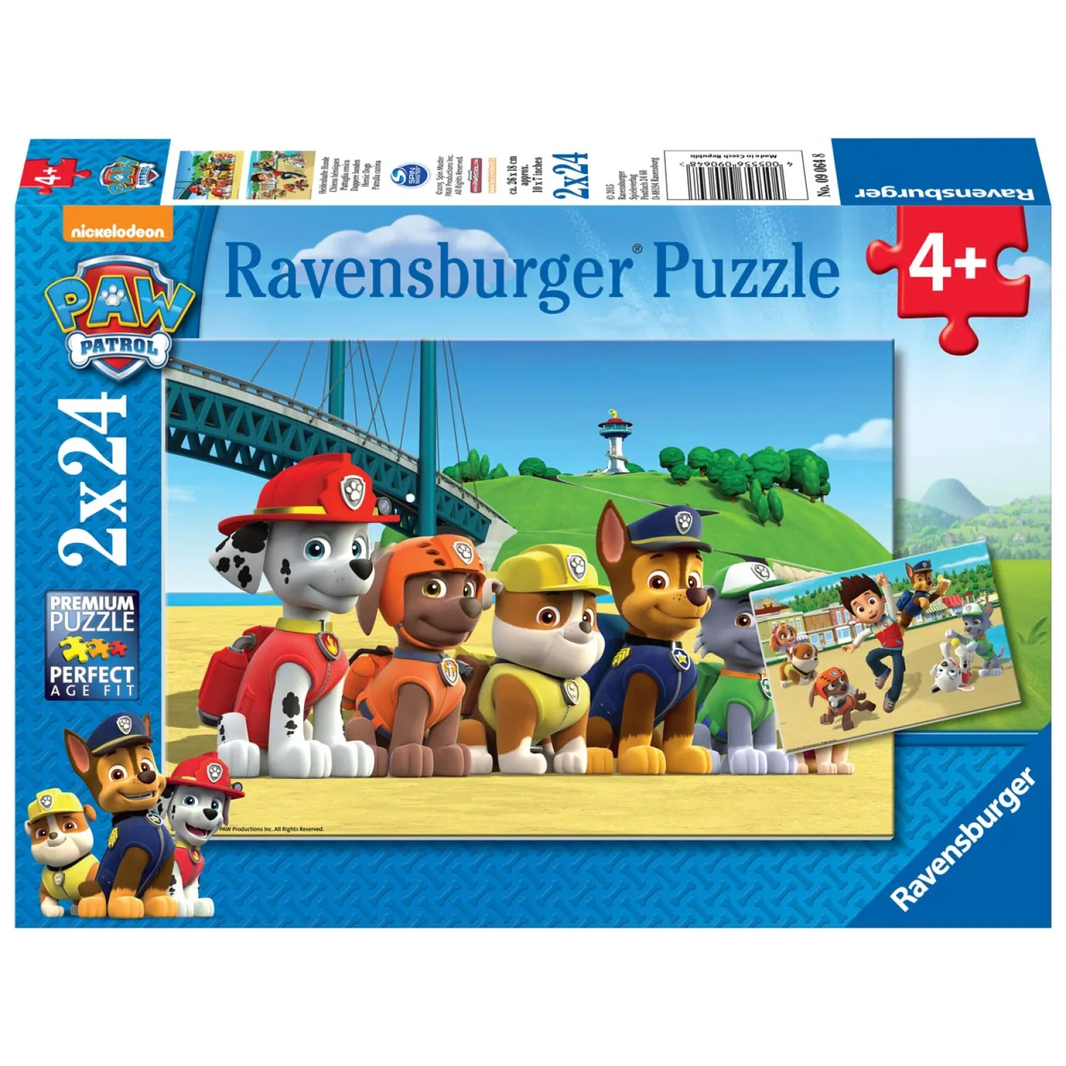 PAW Patrol Puzzel - Dappere Honden, 2x24st.-Ravensburger Sale