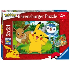 Puzzel - Pikachu en zijn Vrienden, 2x24st.-Ravensburger Clearance