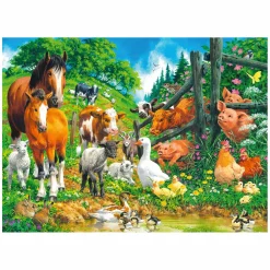 Puzzel Dierenbijeenkomst, 100st. XXL-Ravensburger Clearance