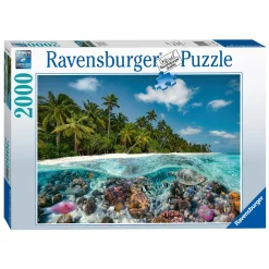 Puzzel Een duik op de Malediven, 2000st.>Ravensburger Outlet