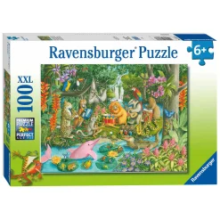 Puzzel Het Jungle-orkest, 100st. XXL>Ravensburger Hot