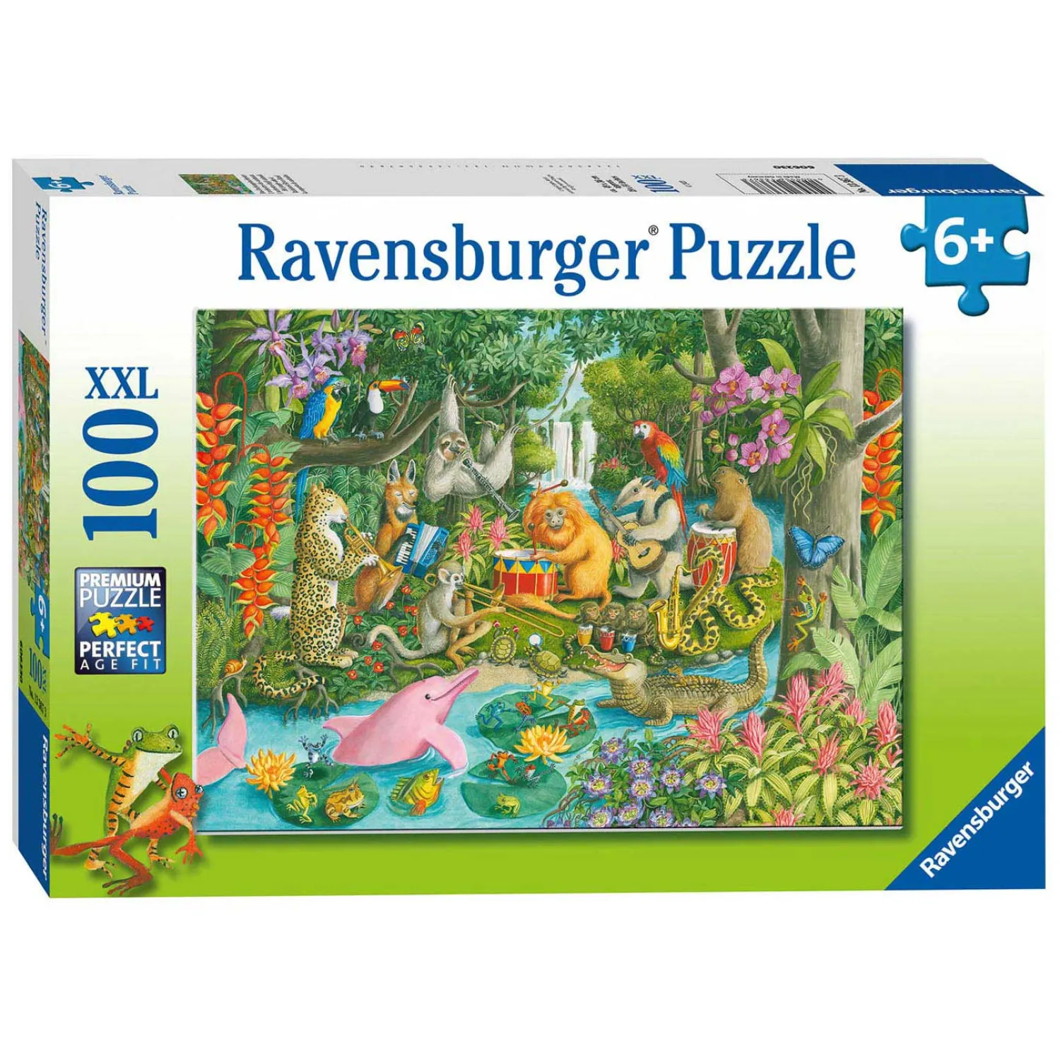 Puzzel Het Jungle-orkest, 100st. XXL>Ravensburger Hot