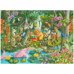 Puzzel Het Jungle-orkest, 100st. XXL>Ravensburger Hot