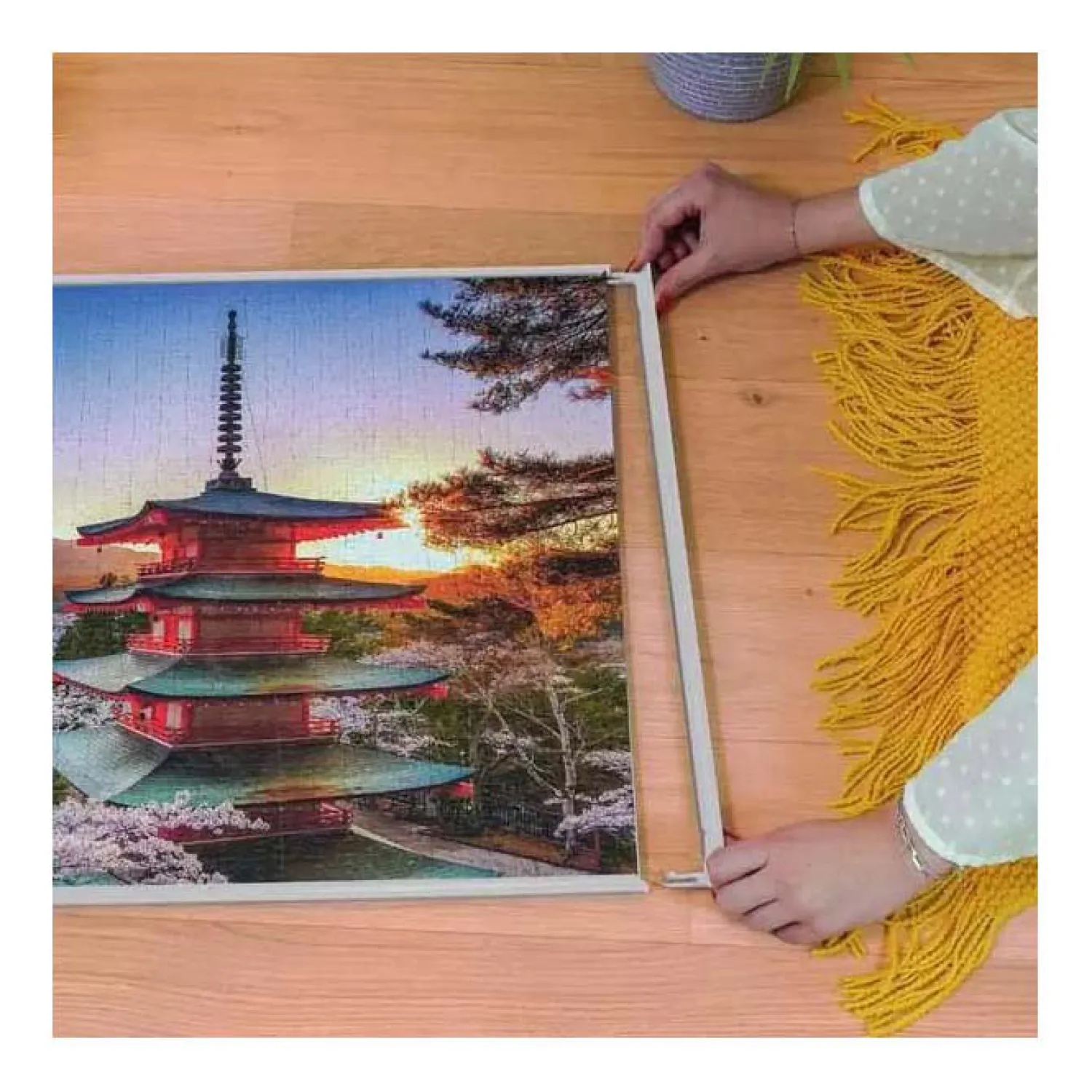 Puzzel Lijst 1000 Stukjes Puzzel Wit>Ravensburger Outlet