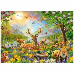 Ravensburger Puzzel Mooie Hertenfamilie, 200st. XXL New