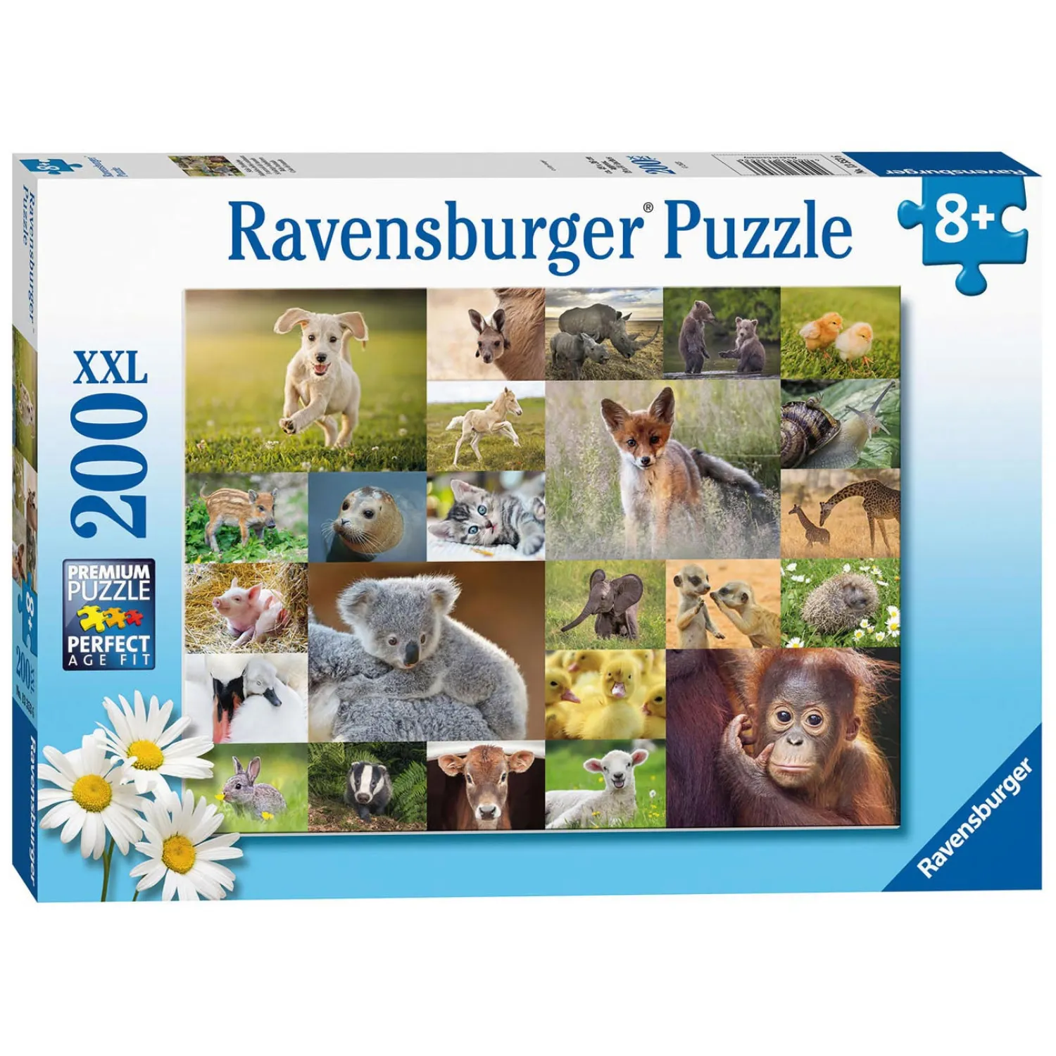Puzzel Schattige Babydieren, 200st. XXL>Ravensburger Best