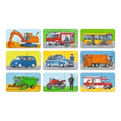 Special Voertuigen puzzel, 9x2st.-Ravensburger Best