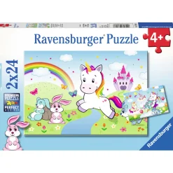Sprookjesachtige Eenhoorn Puzzel, 2x24st.-Ravensburger Outlet