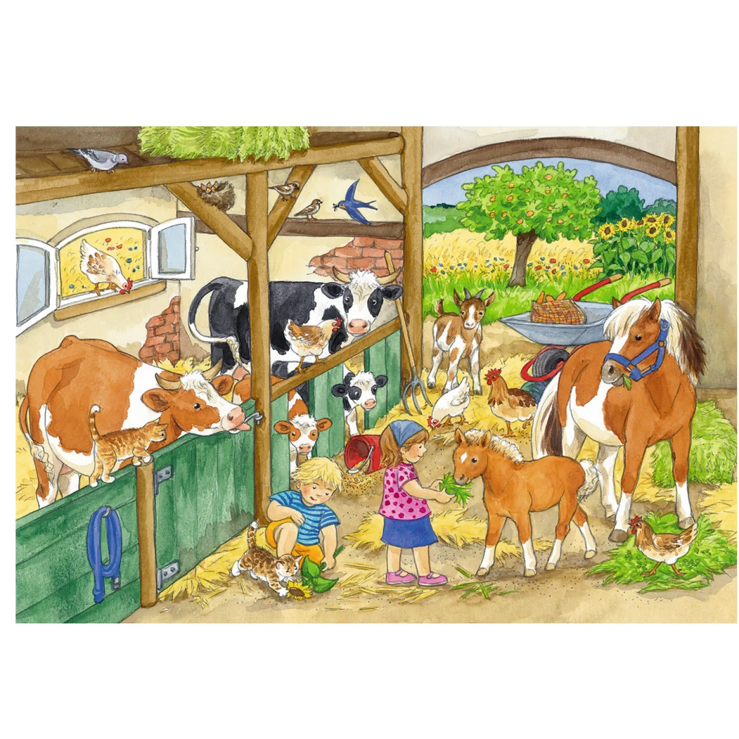 Ravensburger Vrolijk Boerderijleven, 2 x 24st. Discount